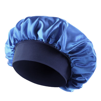 European and American Popular Children's Elastic Wide-brimmed Nightcap Sardin Round Hat Hair Care Tapes TJM-301