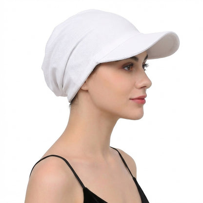 New Solid Color Striped Cloth Duck Tongue Hat, Headband Hat, Outdoor Travel Sunshade Cap, JDT-234E Cloth Hat