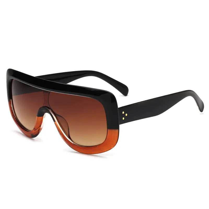 Big Frame One-Piece Sunglasses