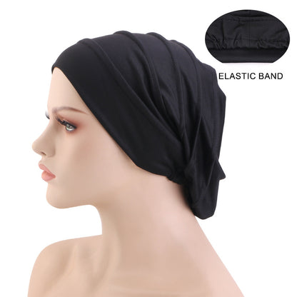 Amazon New Supply Cotton Women's Headscarf Hat, Chemo Hat, Sleep Cap, Hair Loss Hat Jdt-267A