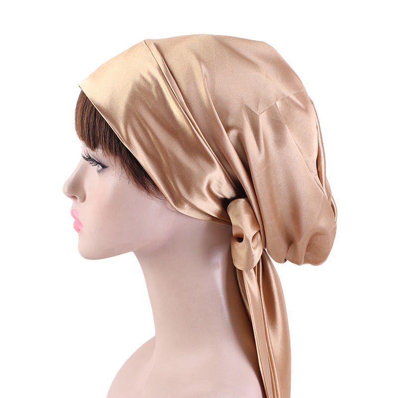 New Color Ding Hood Women's Printed Tie Tape Hat Pastoral Style Ribbon Braid Hat TJM-226