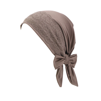 New source lace hat edge elastic ribbon headscarf cap, toe cap, base cap, chemotherapy cap