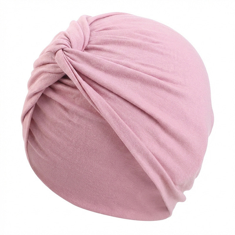 New Thickened Ethnic Style Elastic Cross-Twist Hat, Headscarf Hat, Indian Hat, Headwrap Hat Jdt-163J