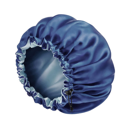 European and American popular adjustable chemotherapy cap shower cap double-sided perm cap Amazon double-layer colored sleeping cap