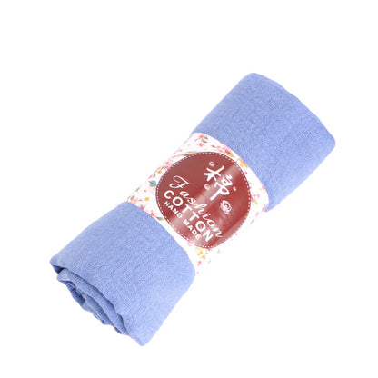 Breathable cotton and linen headscarf, bubble gauze scarf, wrapped headscarf, headscarf cap JDWJ-32