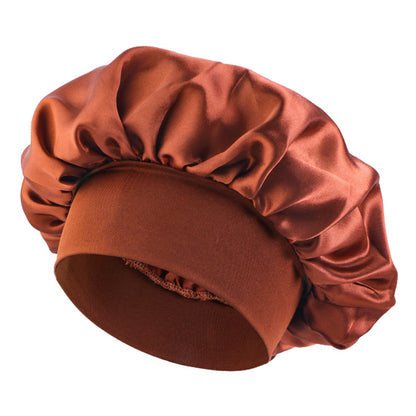 European and American Popular Children's Elastic Wide-brimmed Nightcap Sardin Round Hat Hair Care Tapes TJM-301