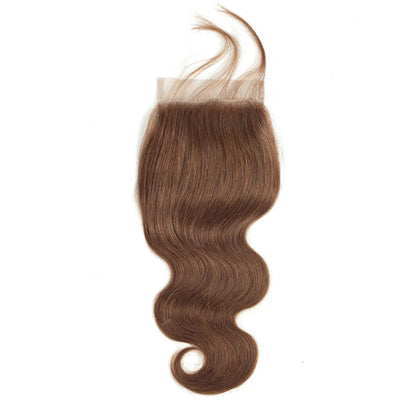 Wigsbuy #4 Lace Closure Body Wave Human Hair 4 x 4 Closure With Baby Hair