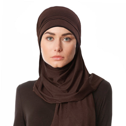 European and American autumn and winter popular imitation cashmere hat brim, hood, scarf, integrated headscarf, JDU-103A