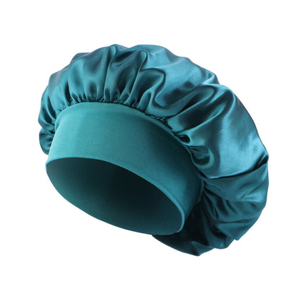 European and American Popular Children's Elastic Wide-brimmed Nightcap Sardin Round Hat Hair Care Tapes TJM-301