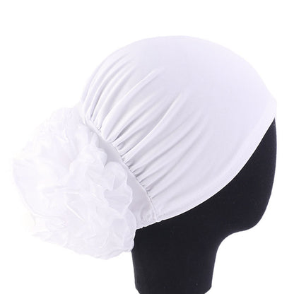 Cross-border new big flower headscarf cap toe cap ethnic style small cap hair loss cap wedding cap TJM-262
