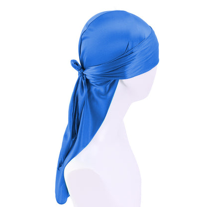 Foreign trade hat imitation silk pirate hat bag turban hat hip-hop Cape hat can be customized LOGO printing