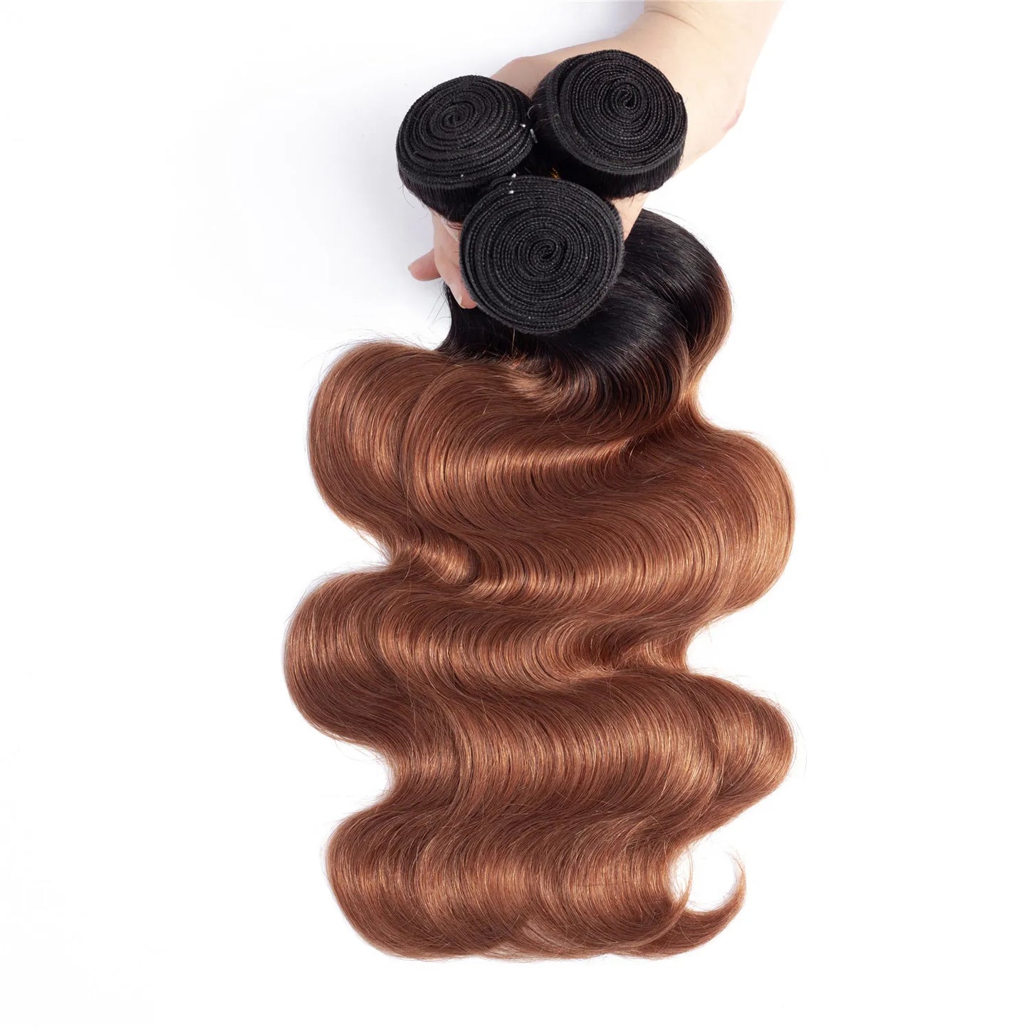 Wigsbuy Ombre Human Hair Bundles Body Wave 4 Bundles/Lot T1B/30 Color