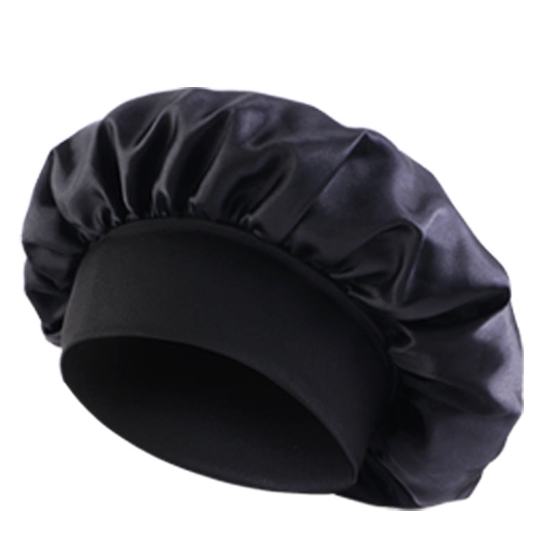 European and American Popular Children's Elastic Wide-brimmed Nightcap Sardin Round Hat Hair Care Tapes TJM-301