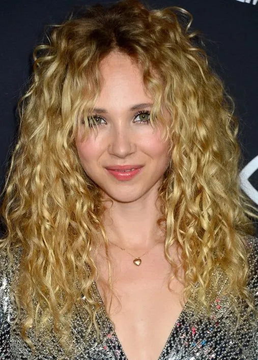 Nuovo arrivo affascinante lungo ricci capelli umani pizzo frontale cappuccio parrucche 20 pollici