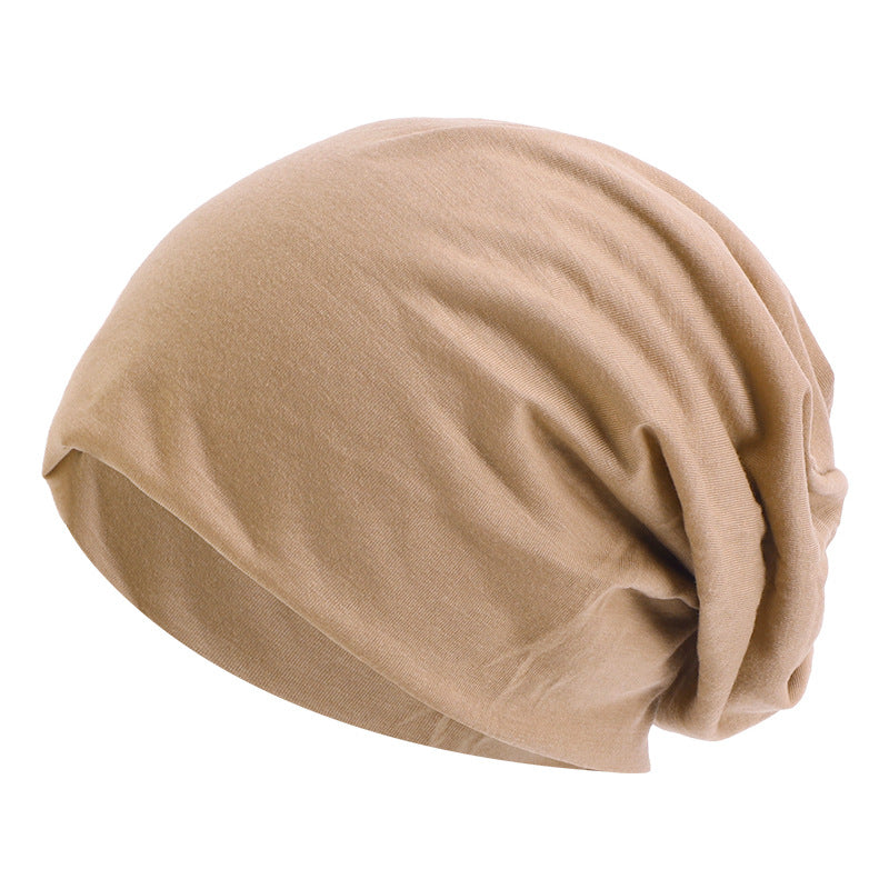 Amazon New Men's and Women's Plain Light Plate Cotton Pullover Cap Baotou Moon Cap Tone Cap JDU-54