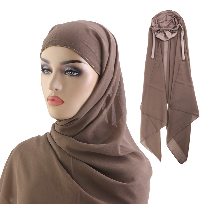 Cross-Border Spring and Summer Style Breathable Women's Headscarf and Hat Combo Jdt-31-1A