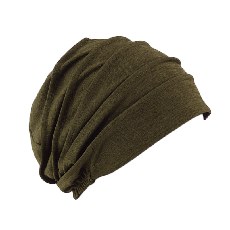 Amazon high quality supply Women's pullover cap chemotherapy cap nightcap hair loss hat TJM-267