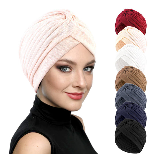 Thickened turban cap bubble cotton Indian cap chemotherapy cap TJM-30