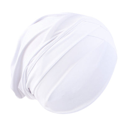 Cross-border supply of double cross elastic turgear hat ethnic wind base cap chemotherapy hat JDT-476