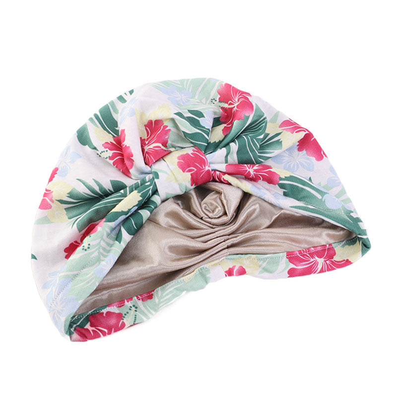 Cross-Border Elastic Hat, Double-Layer Knotted Head Wrap Hat, Yoga Chemotherapy Hat, Amazon Tjm-410