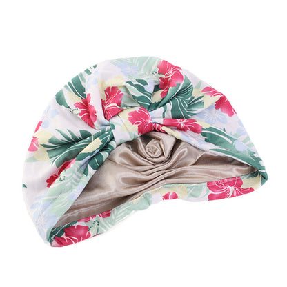 Cross-Border Elastic Hat, Double-Layer Knotted Head Wrap Hat, Yoga Chemotherapy Hat, Amazon Tjm-410