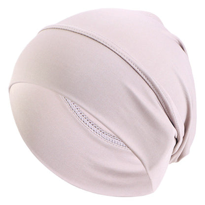 Cross-border supply of ethnic-style elastic turf cap base cap chemotherapy cap baotou hair care cap JDT-485