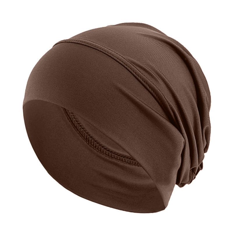 Cross-border supply of ethnic-style elastic turf cap base cap chemotherapy cap baotou hair care cap JDT-485