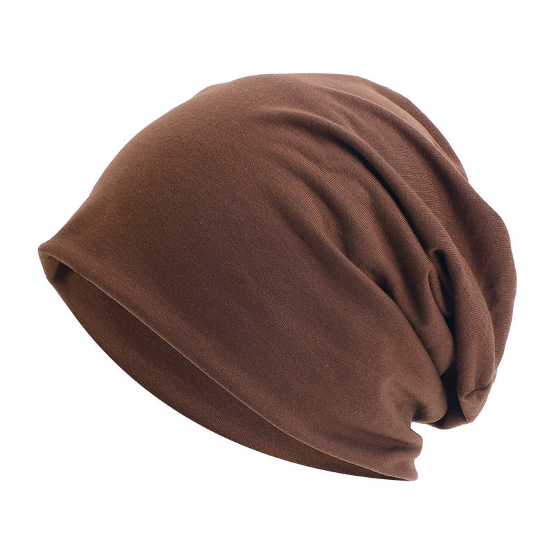 Amazon New Men's and Women's Plain Light Plate Cotton Pullover Cap Baotou Moon Cap Tone Cap JDU-54