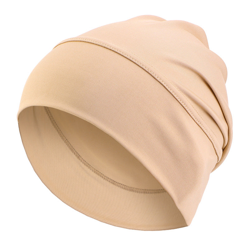 Cross-border supply of ethnic-style elastic turf cap base cap chemotherapy cap baotou hair care cap JDT-485