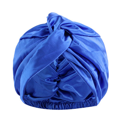 Imitation Silk Nightcap Twisted Headwear Hat Ethnic Style Baotou Hat Indian Hat TJM-473