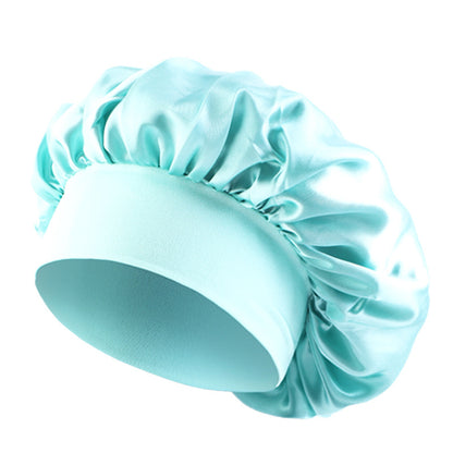 European and American Popular Children's Elastic Wide-brimmed Nightcap Sardin Round Hat Hair Care Tapes TJM-301