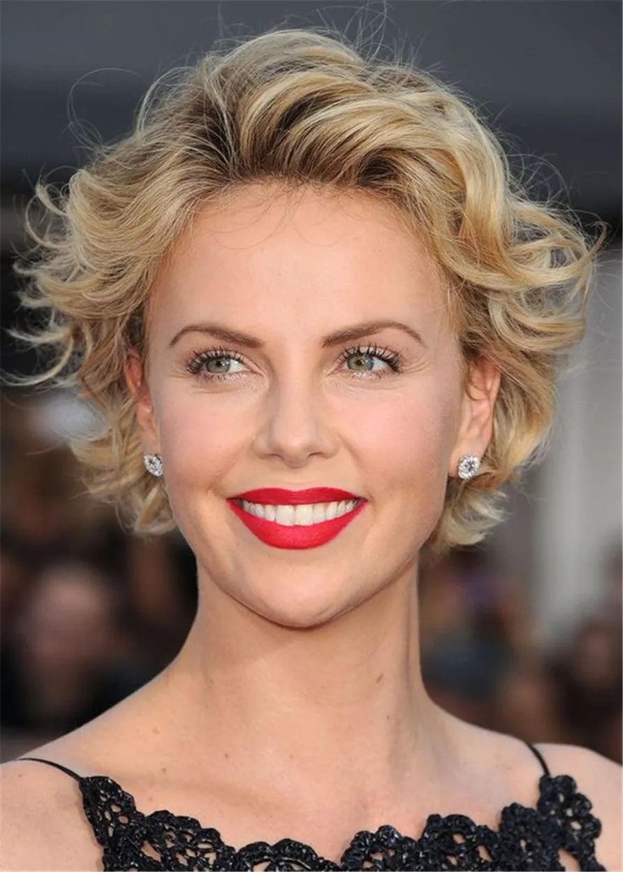 Stylish Hairstyles Human Wavy Hair For Women Over 50