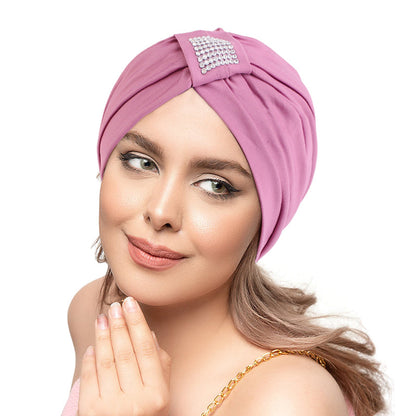 European and American Popular Mindel Cotton Hat Fashion Elastic Home Hat Moon Hat Baotou Ethnic Hat JDT-469B