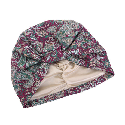 Cross-Border Elastic Hat, Double-Layer Knotted Head Wrap Hat, Yoga Chemotherapy Hat, Amazon Tjm-410