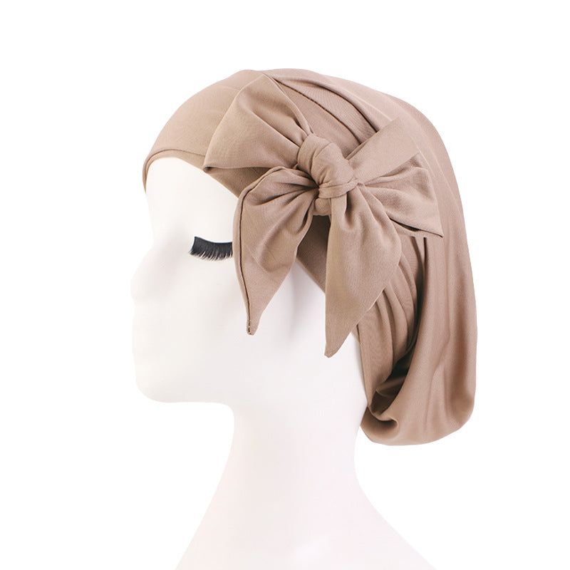 Cross-Border Supply Elastic Streamer Headscarf Hat, Head Wrap Hat, Base Hat, Chemotherapy Hat Jdt-31A