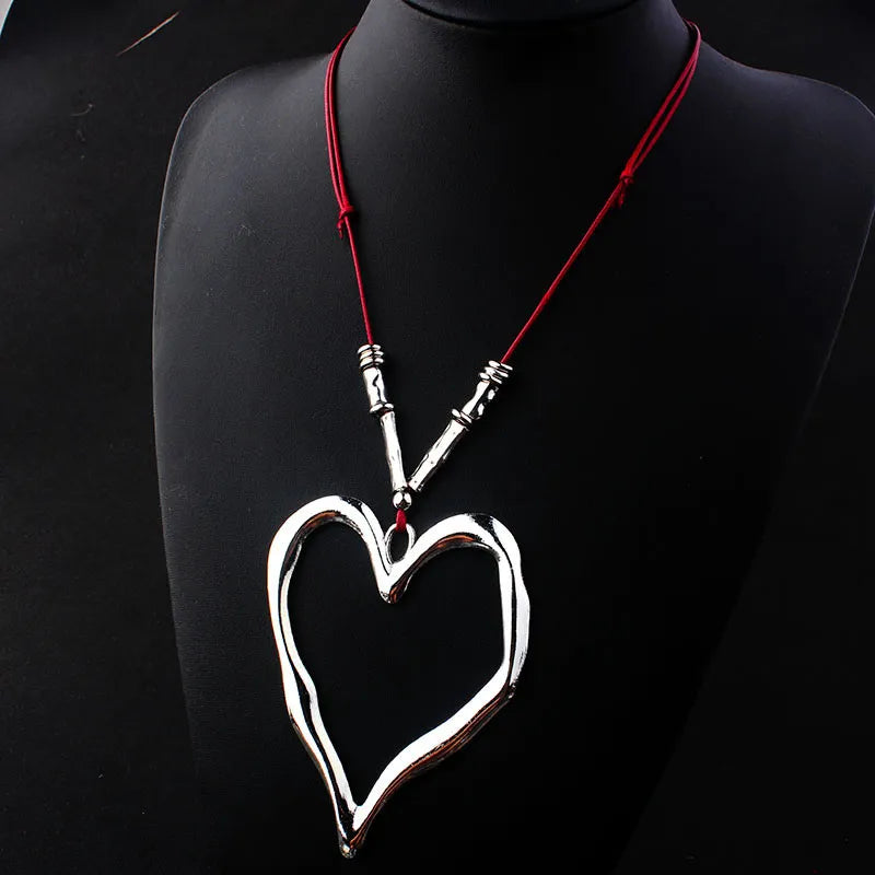 Women's Vintage Style Alloy Material E-Plating Technic Rope Chain Pendant Necklace For Anniversary Wedding Party Birthday Gift Holiday