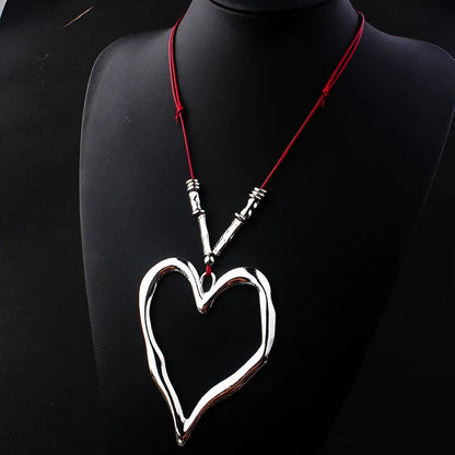 Women's Vintage Style Alloy Material E-Plating Technic Rope Chain Pendant Necklace For Anniversary Wedding Party Birthday Gift Holiday