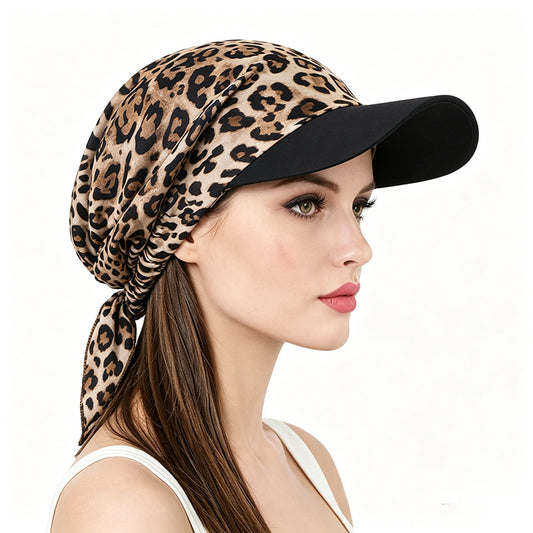 New Style Printed Brimmed Triangle Headscarf Hat, Outdoor Sunshade Head Wrap Cloth Hat Jdt-234P