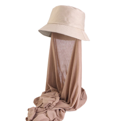 Summer ethnic hat basin hat scarf integrated hat sun-proof fisherman hat scarf toe cap JDPM-58