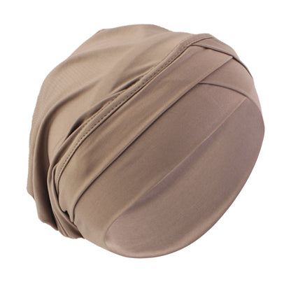 Cross-border supply of double cross elastic turgear hat ethnic wind base cap chemotherapy hat JDT-476