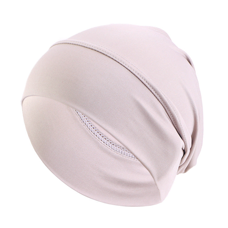 Cross-border supply of ethnic-style elastic turf cap base cap chemotherapy cap baotou hair care cap JDT-485