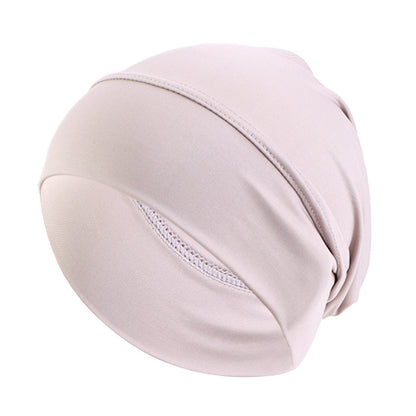 Cross-border supply of ethnic-style elastic turf cap base cap chemotherapy cap baotou hair care cap JDT-485