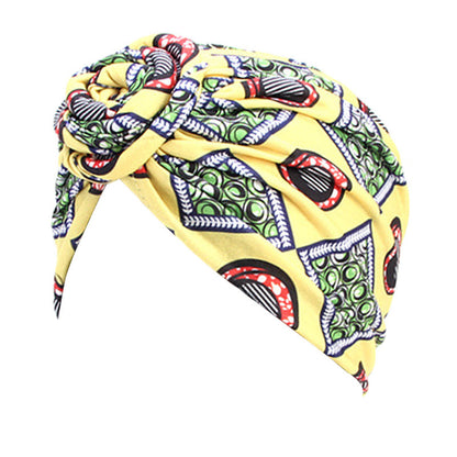 Bohemian style donut turban hat knotted pullover cap ethnic hat TJM-342
