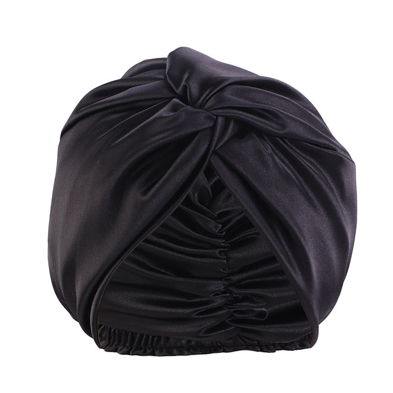 Imitation Silk Nightcap Twisted Headwear Hat Ethnic Style Baotou Hat Indian Hat TJM-473