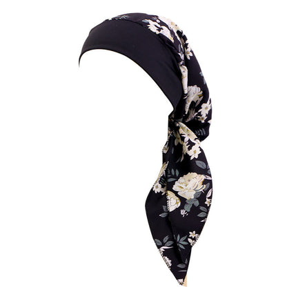 Cross Border Hat Stretch Wide Rim Nightcap Headwear Hair Care Hat JDT-329C