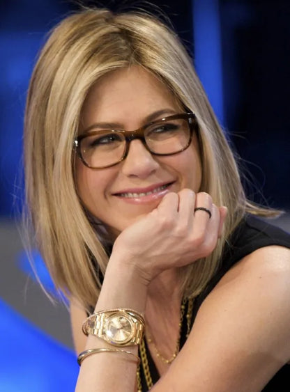 Custom Amazing Medium Straight 12 Inches 100% Human Hair Lace Wig