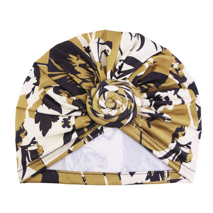 European and American New Style Snail-Patterned Headscarf Hat, African-Style Printed Clothing Hat Jdt-342F