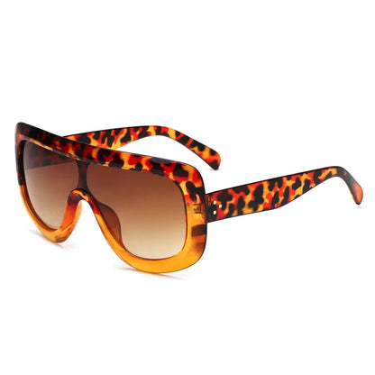 Big Frame One-Piece Sunglasses