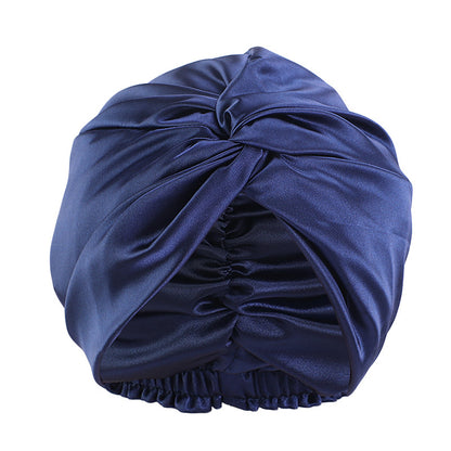 Imitation Silk Nightcap Twisted Headwear Hat Ethnic Style Baotou Hat Indian Hat TJM-473