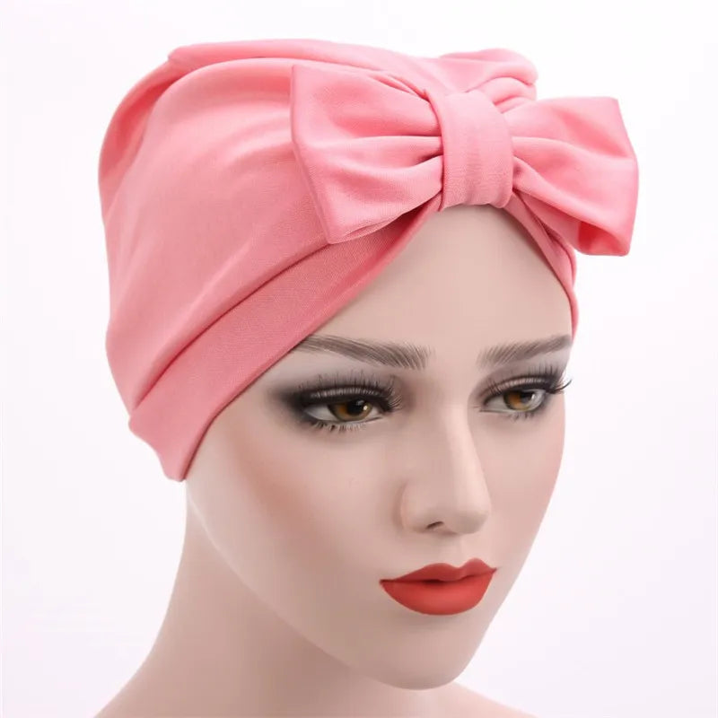 Fashion Modal Bowknot Puggaree Turban